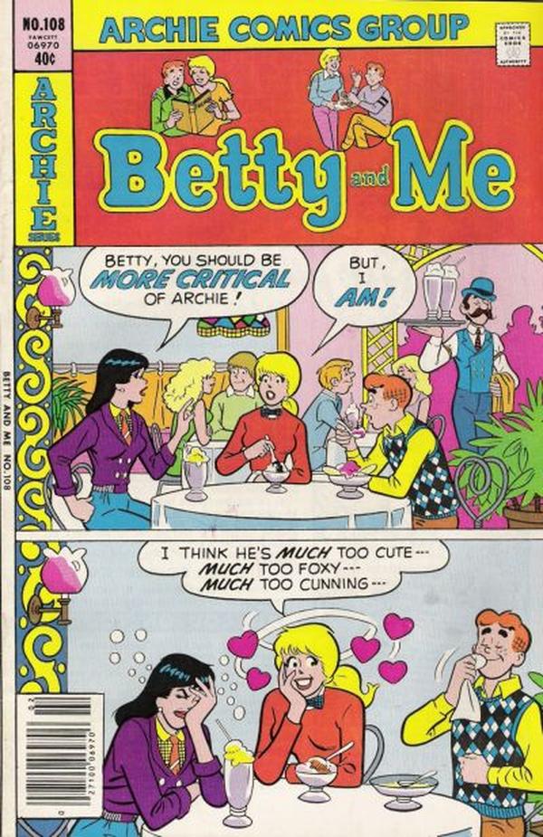 Betty and Me #108 cover