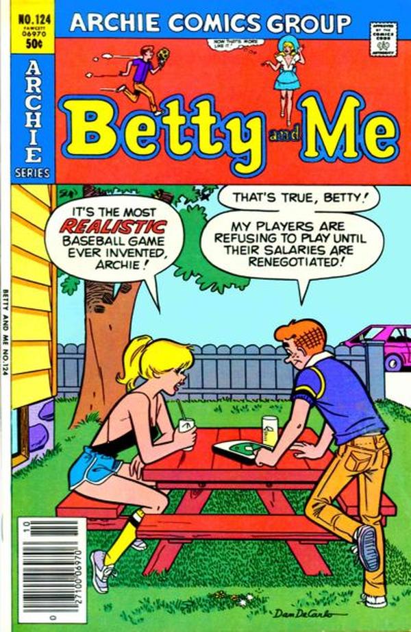 Betty and Me #124 cover