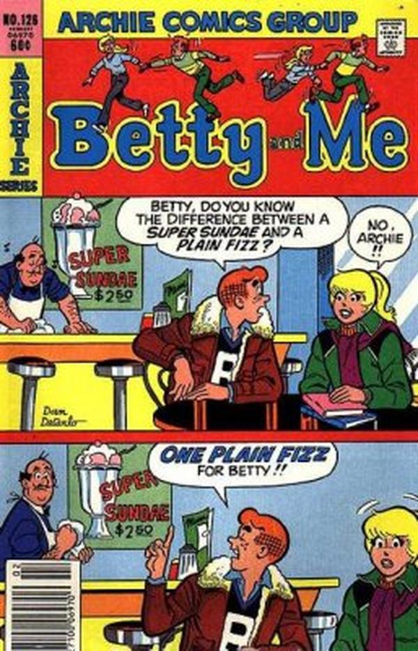 Betty and Me #126 cover
