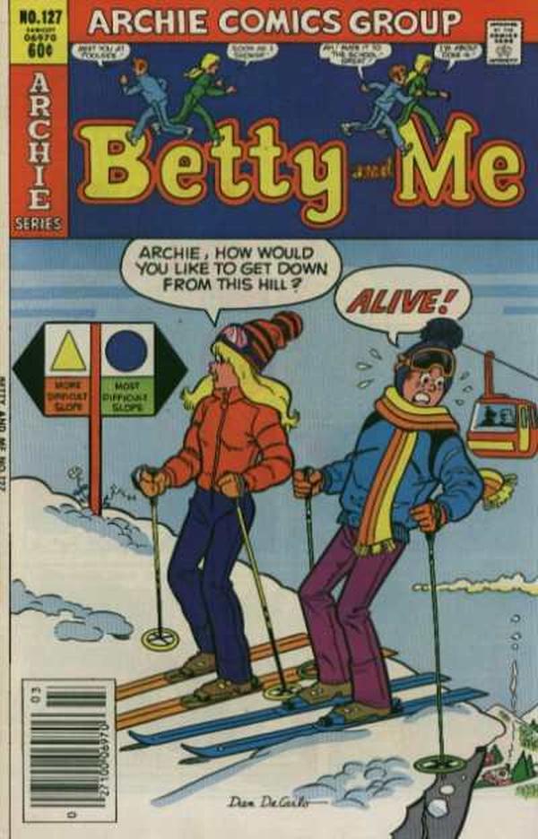Betty and Me #127 cover