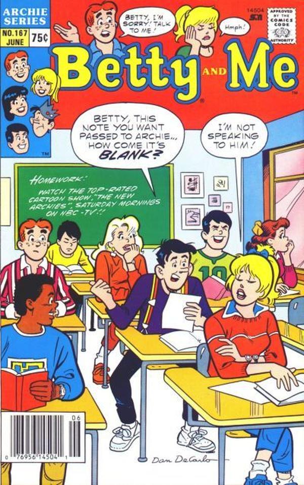 Betty and Me #167 cover