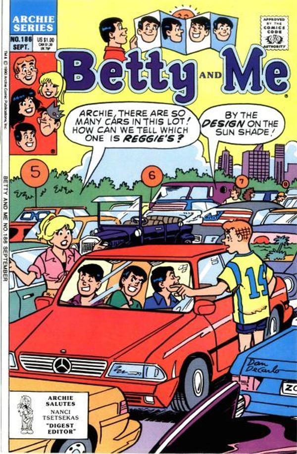 Betty and Me #186 cover