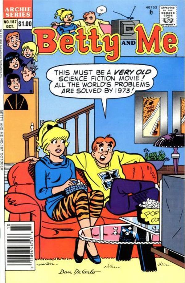 Betty and Me #187 cover