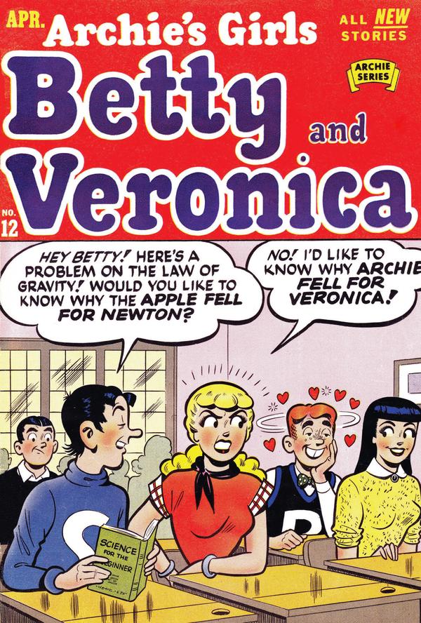 Archie's Girls Betty and Veronica #12 cover