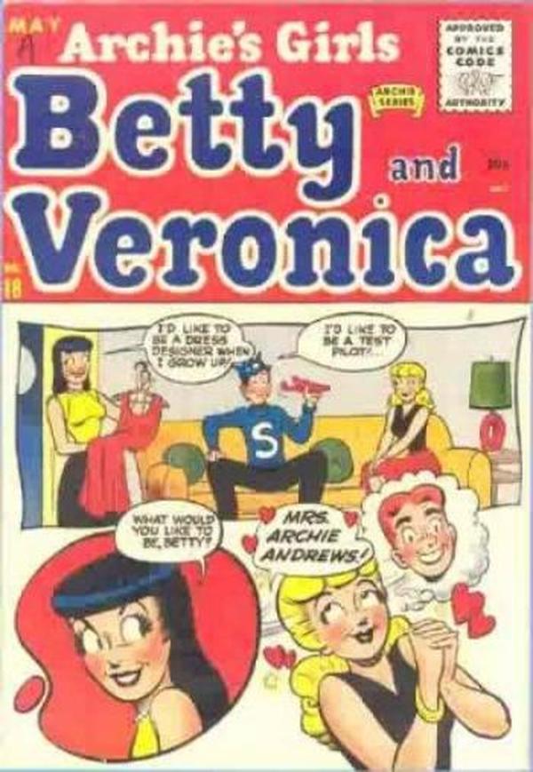 Archie's Girls Betty and Veronica #18 cover