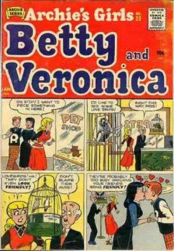Archie's Girls Betty and Veronica #22 cover