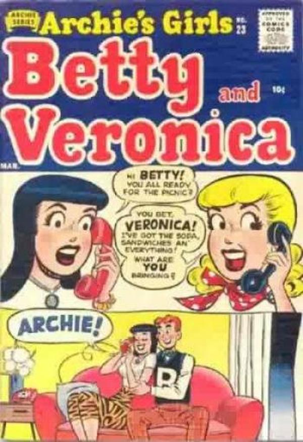 Archie's Girls Betty and Veronica #23 cover