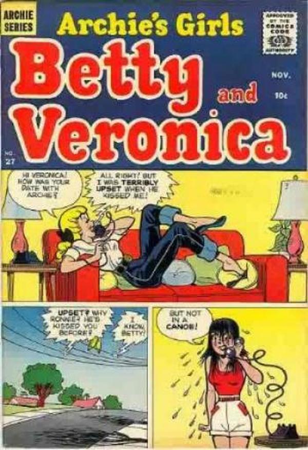 Archie's Girls Betty and Veronica #27 cover