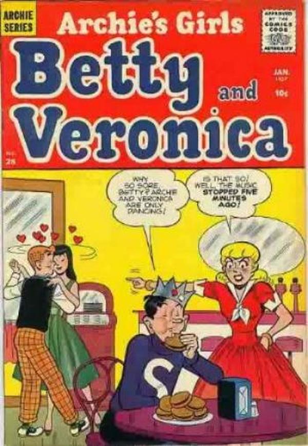 Archie's Girls Betty and Veronica #28 cover