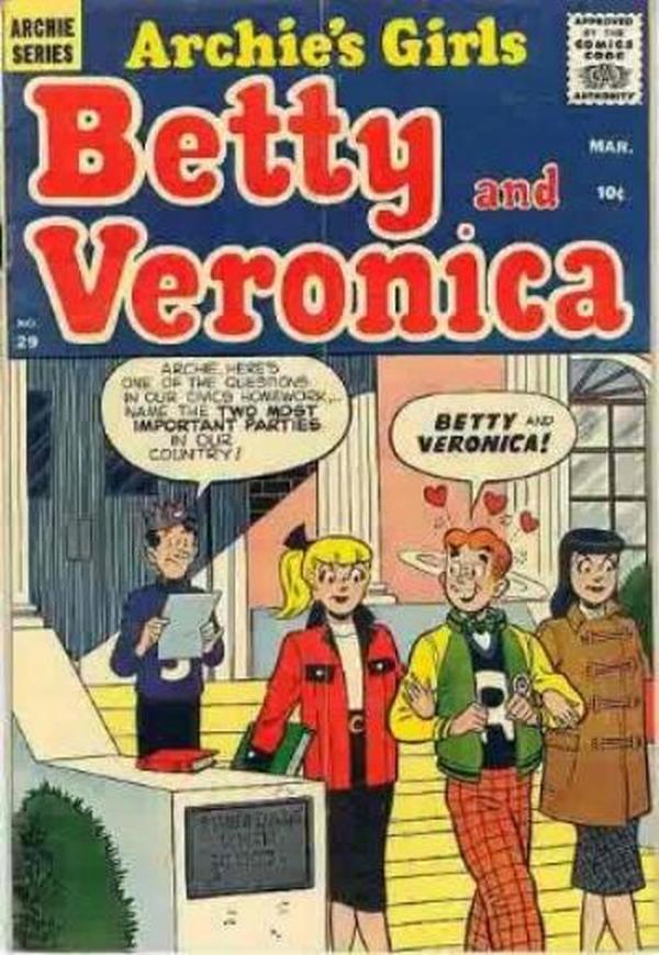 Archie's Girls Betty and Veronica #29 cover