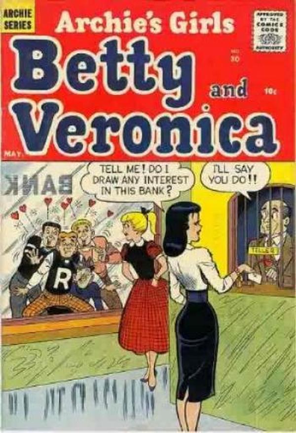 Archie's Girls Betty and Veronica #30 cover