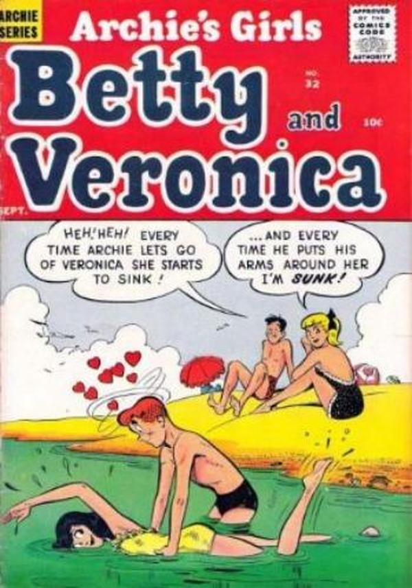 Archie's Girls Betty and Veronica #32 cover