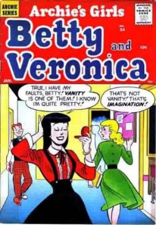 Archie's Girls Betty and Veronica #34 cover