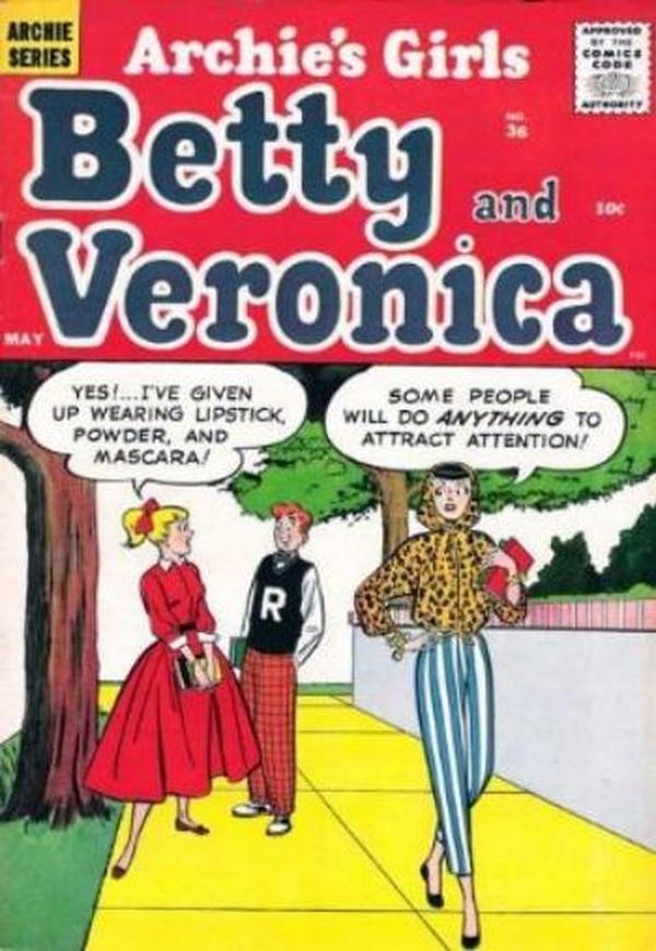 Archie's Girls Betty and Veronica #36 cover