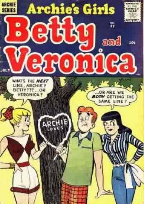 Archie's Girls Betty and Veronica #37 cover