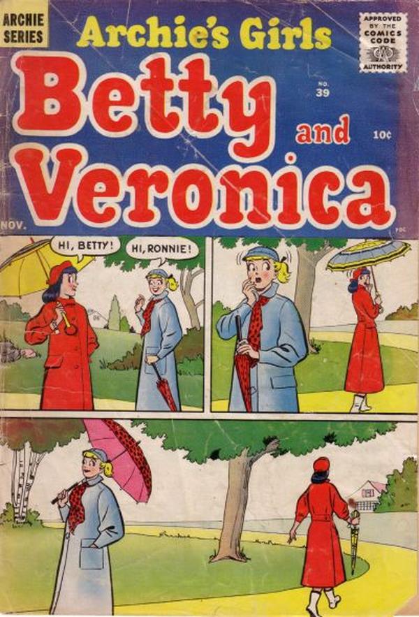 Archie's Girls Betty and Veronica #39 cover