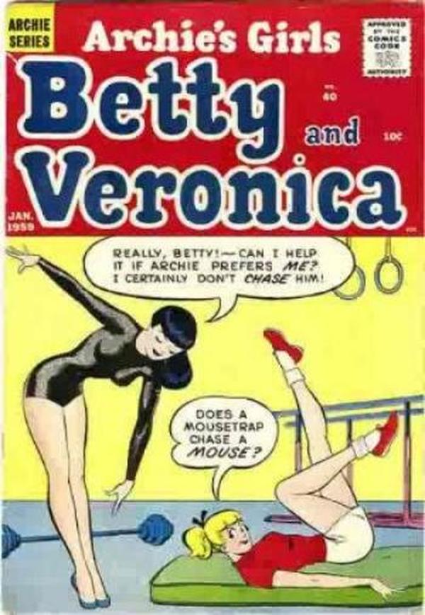 Archie's Girls Betty and Veronica #40 cover