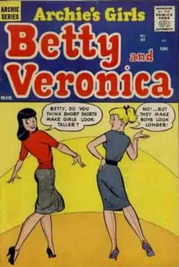 Archie's Girls Betty and Veronica #41 cover