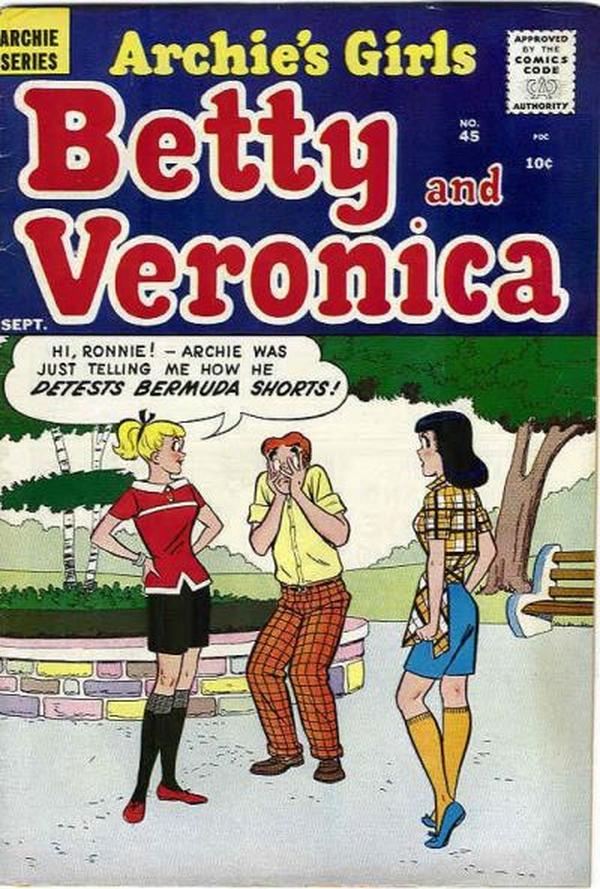 Archie's Girls Betty and Veronica #45 cover