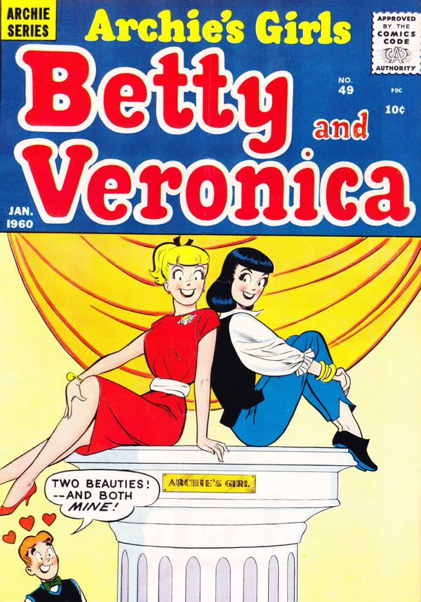 Archie's Girls Betty and Veronica #49 cover