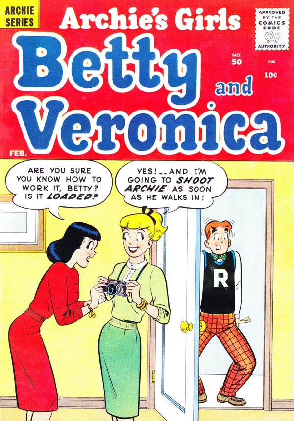 Archie's Girls Betty and Veronica #50 cover