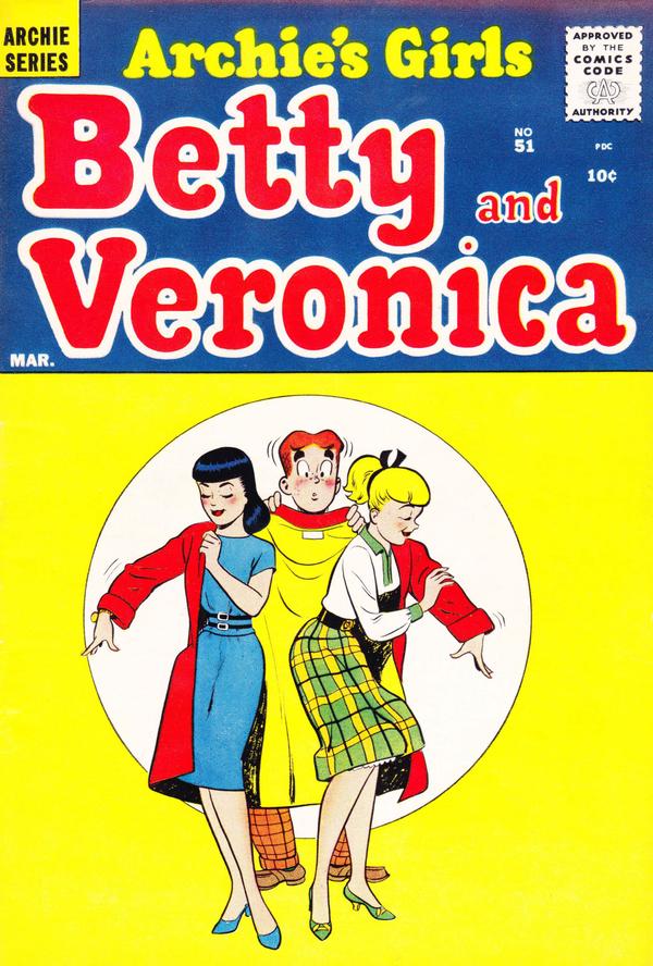 Archie's Girls Betty and Veronica #51 cover