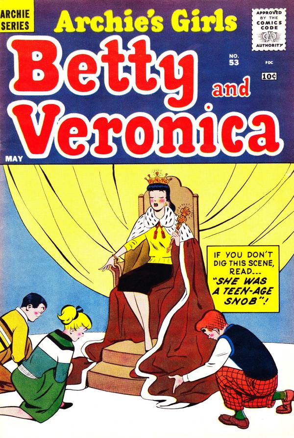 Archie's Girls Betty and Veronica #53 cover
