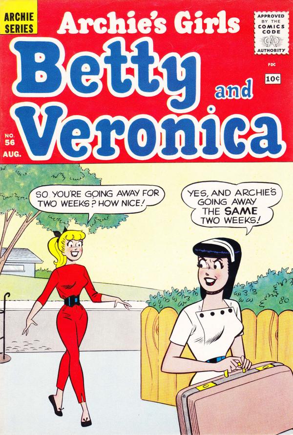 Archie's Girls Betty and Veronica #56 cover