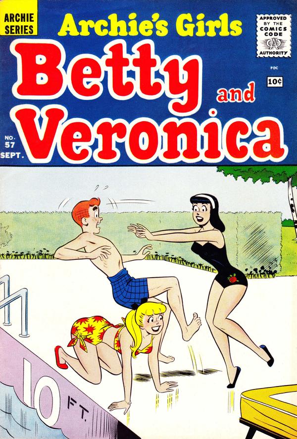 Archie's Girls Betty and Veronica #57 cover