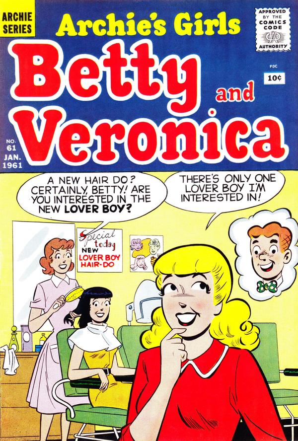 Archie's Girls Betty and Veronica #61 cover