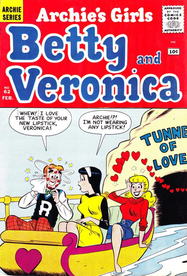 Archie's Girls Betty and Veronica #62 cover