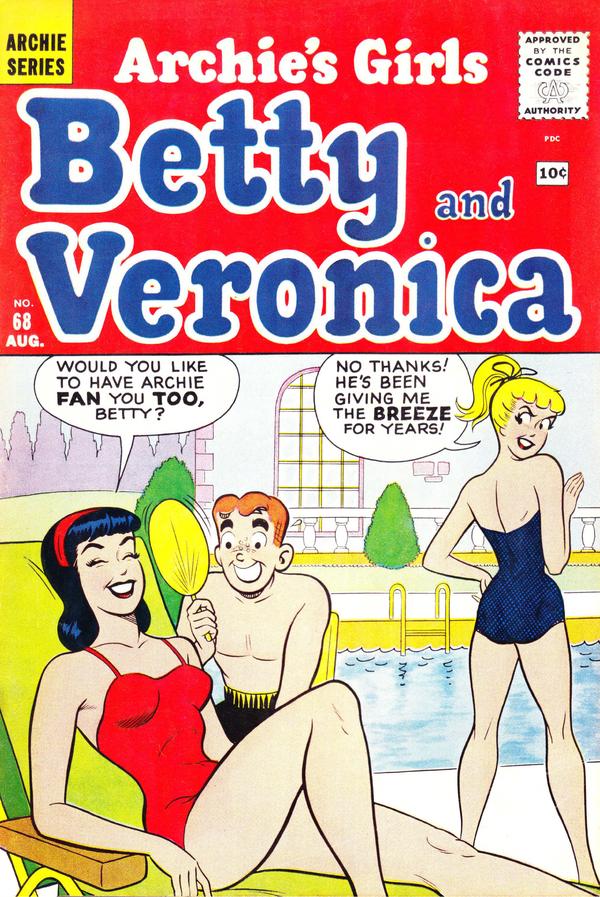 Archie's Girls Betty and Veronica #68 cover