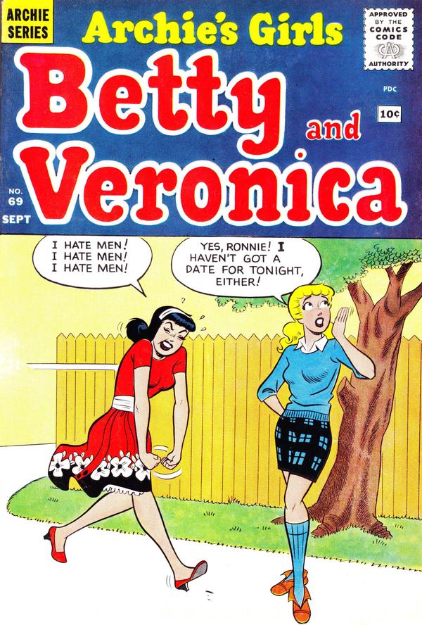Archie's Girls Betty and Veronica #69 cover