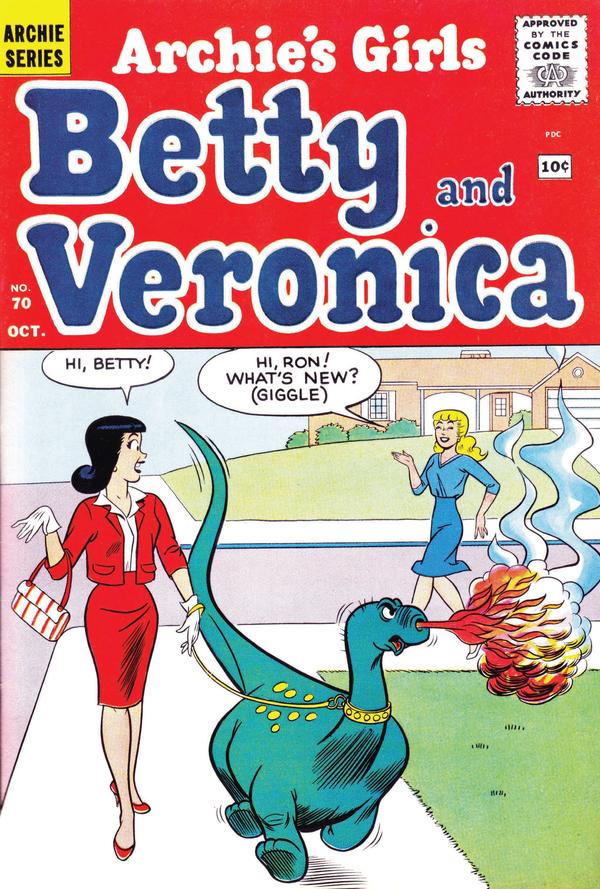 Archie's Girls Betty and Veronica #70 cover