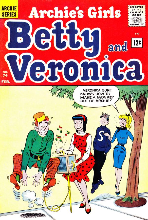 Archie's Girls Betty and Veronica #74 cover