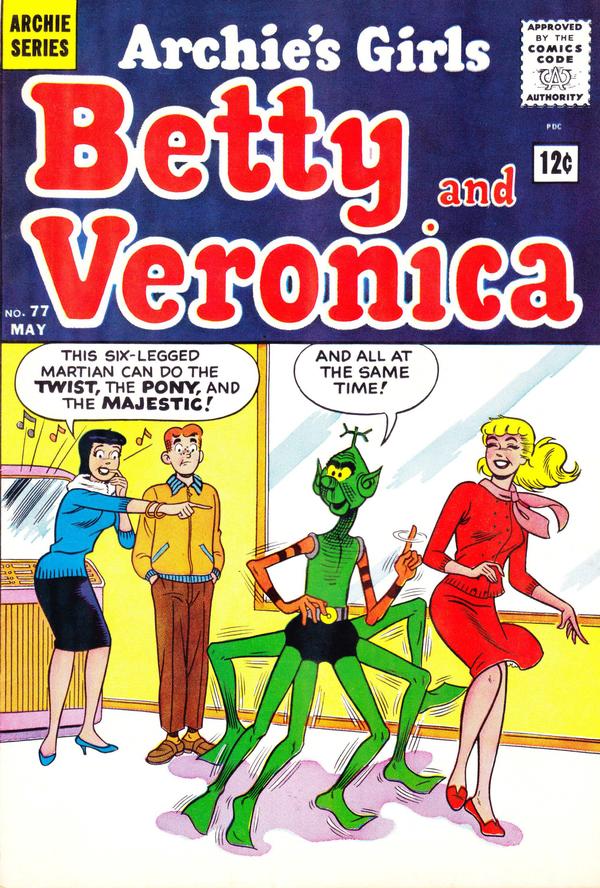 Archie's Girls Betty and Veronica #77 cover