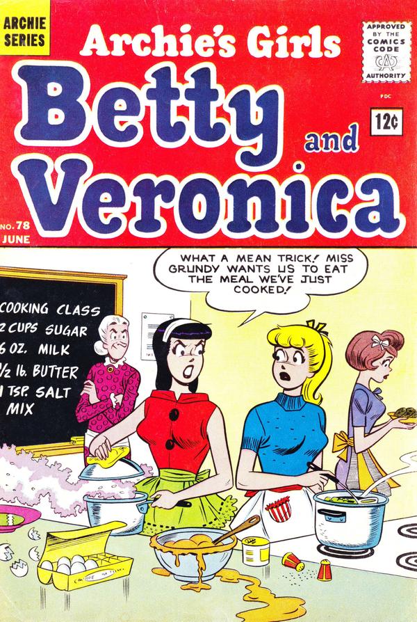 Archie's Girls Betty and Veronica #78 cover