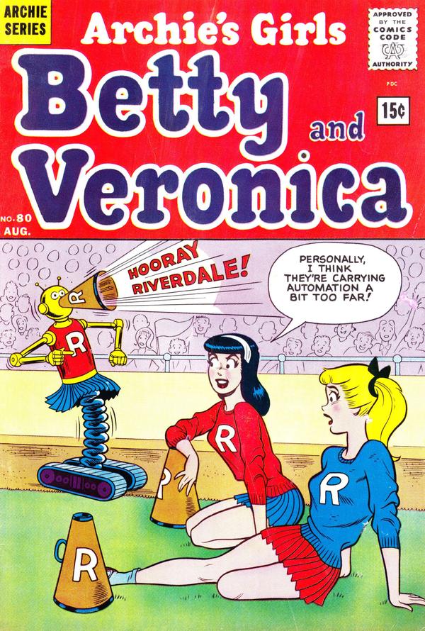 Archie's Girls Betty and Veronica #80 cover
