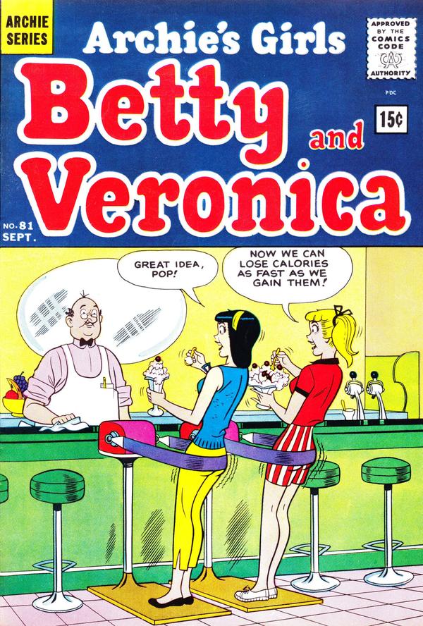Archie's Girls Betty and Veronica #81 cover