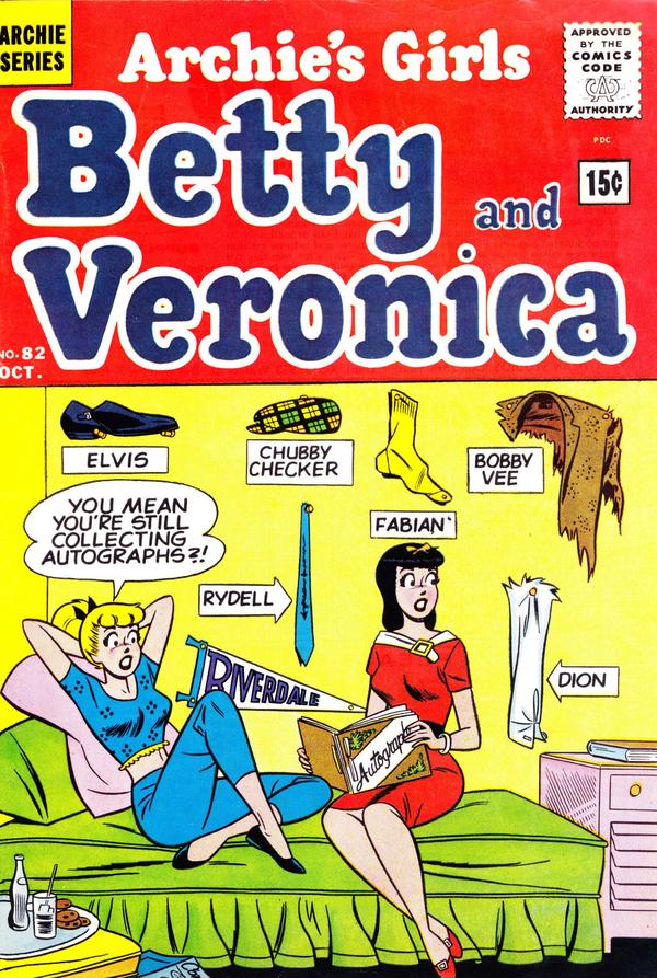 Archie's Girls Betty and Veronica #82 cover