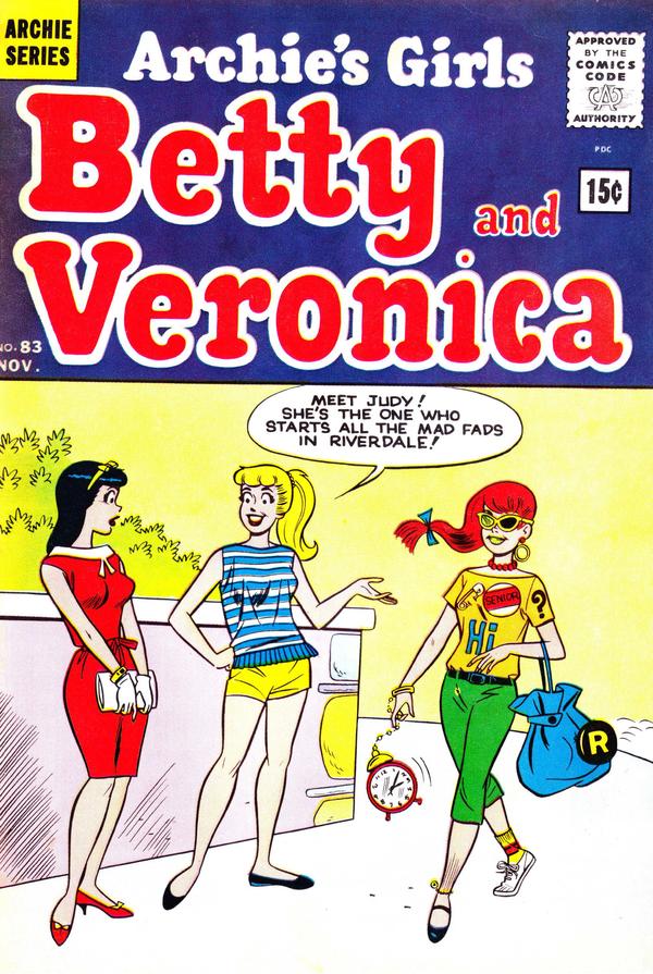 Archie's Girls Betty and Veronica #83 cover
