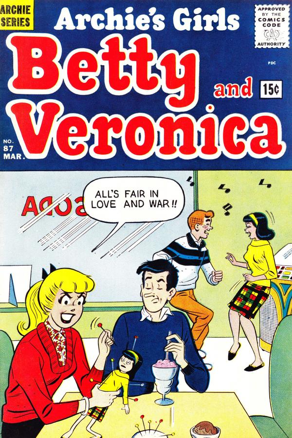 Archie's Girls Betty and Veronica #87 cover
