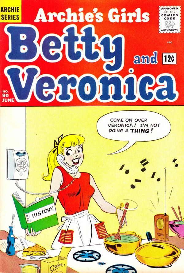 Archie's Girls Betty and Veronica #90 cover