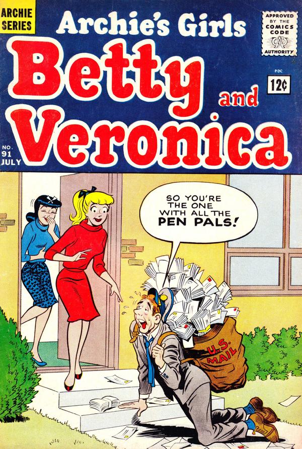 Archie's Girls Betty and Veronica #91 cover