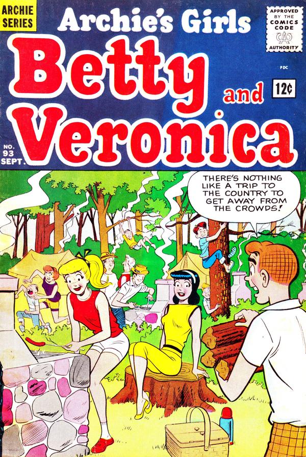 Archie's Girls Betty and Veronica #93 cover