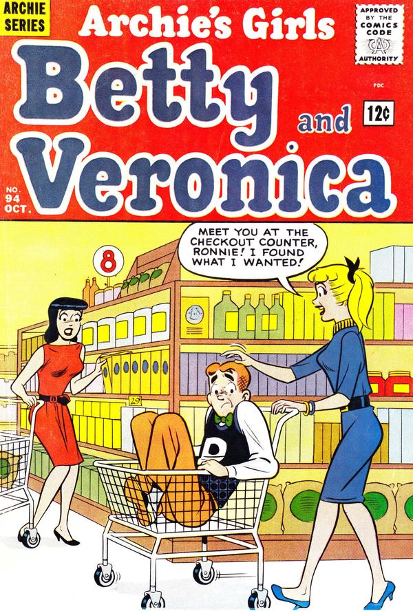 Archie's Girls Betty and Veronica #94 cover