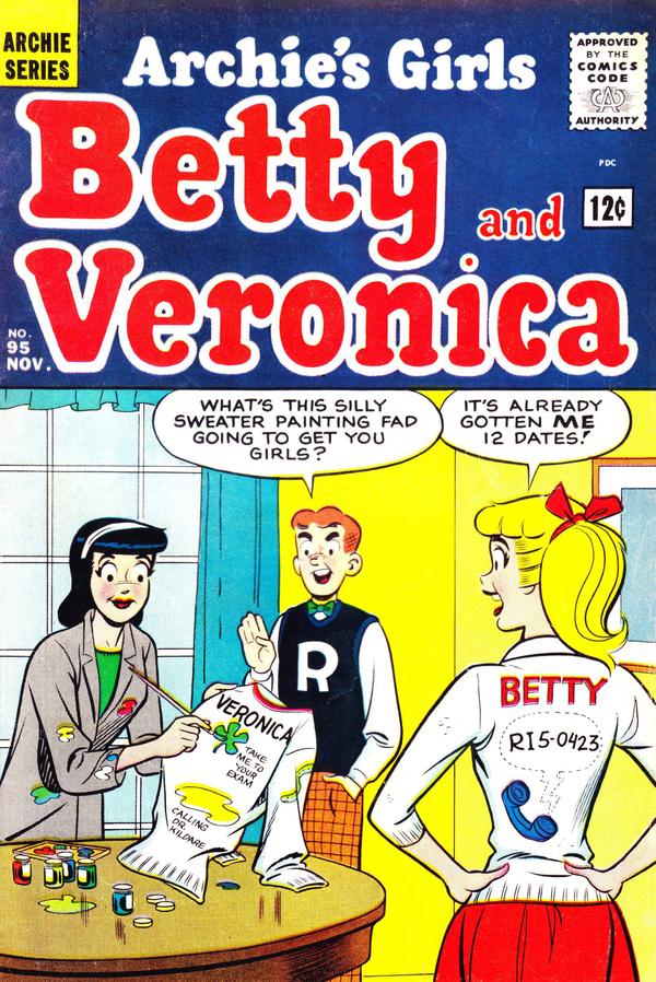 Archie's Girls Betty and Veronica #95 cover