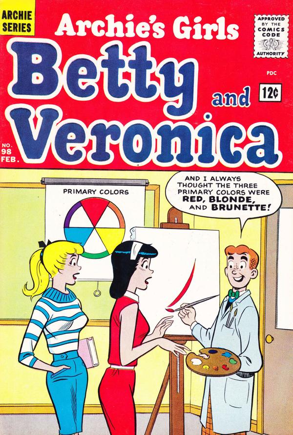 Archie's Girls Betty and Veronica #98 cover