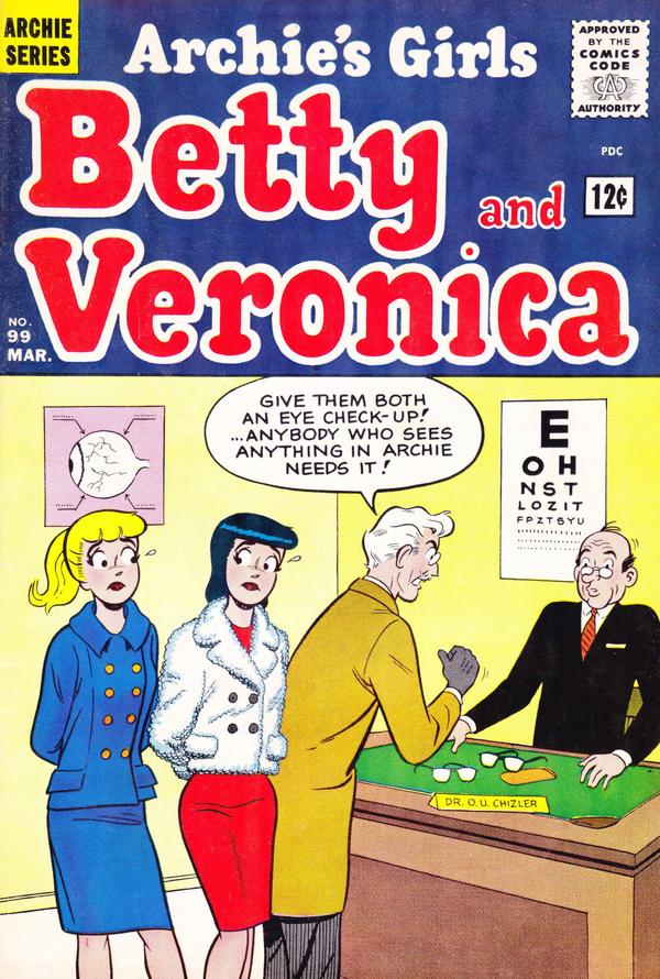 Archie's Girls Betty and Veronica #99 cover