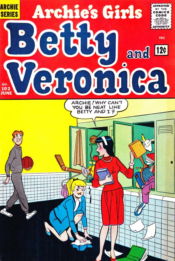 Archie's Girls Betty and Veronica #102 cover